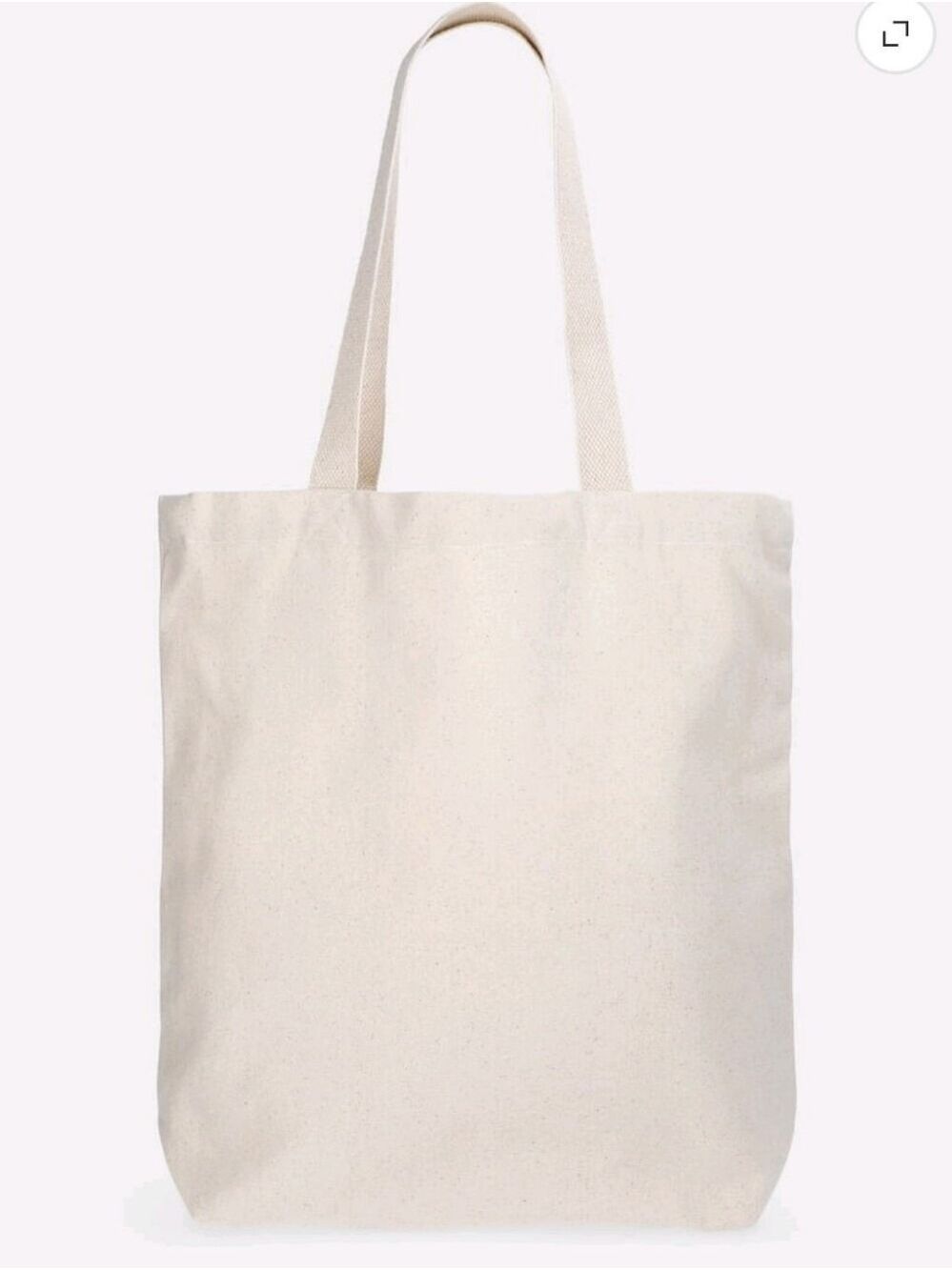 Kuromi Women's 13.5" Current Mood Tote Bag, Natural Canvas - Picture 2 of 4